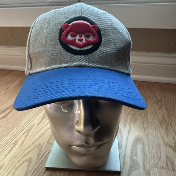 Melonwear Other - Chicago Cubs Hat Cap Baseball MLB Wool Blend Adjustable Gray Melonwear Vintage